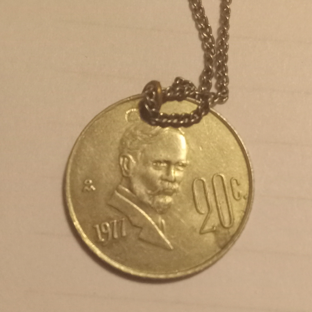 Vintage Coin Pendant Necklace